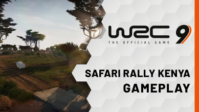 Safari rally v Keni na gameplay videu z WRC 9